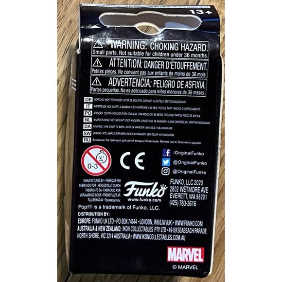 NIB Funko POP Key Chain Luca Libre Edition Marvel Luchadores Deadpool Brand - Picture 5 of 6